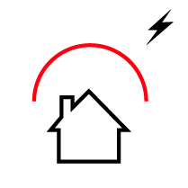 Lightning Protection Icon